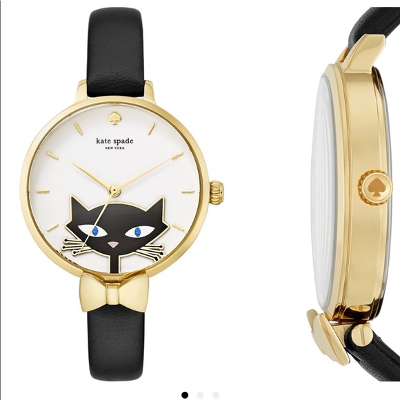 Kate Spade Jewelry Black Cat Watch Poshmark
